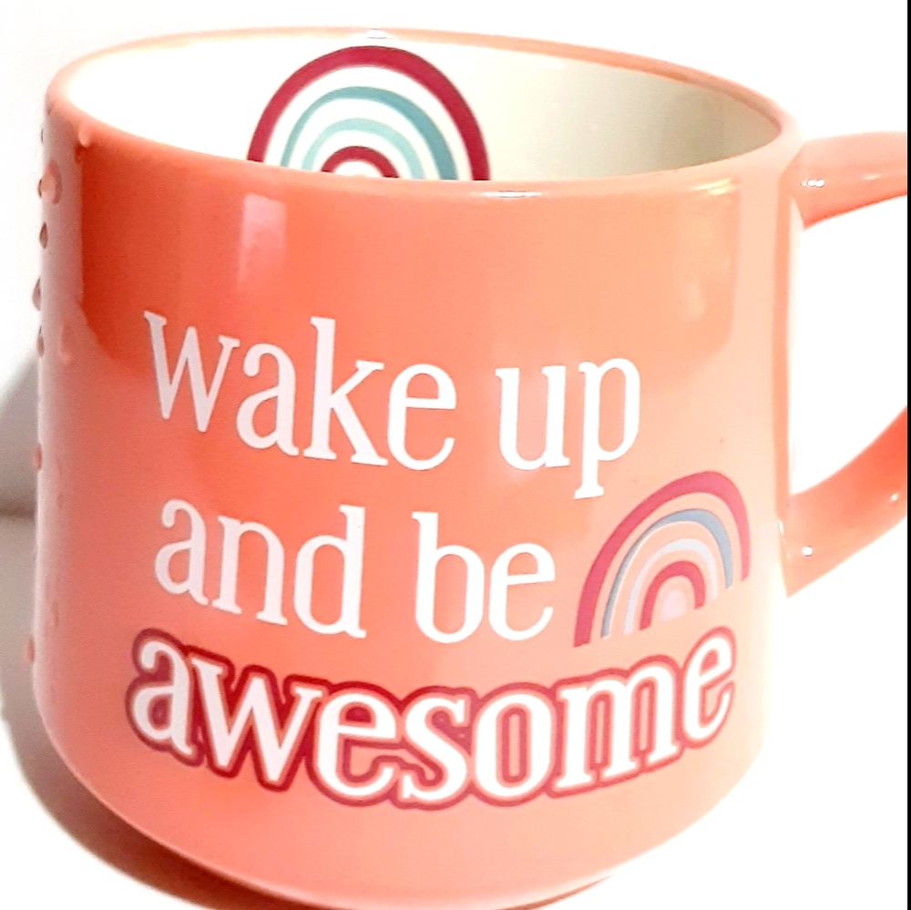 WAKE UP and be Awesome Mug Inspiration NWT